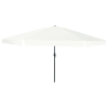 Paraguas de Jardín  ø395x245 cm Blanco Arena 1