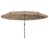 Parasol de Jardim 395 x 245 cm Taupe 3