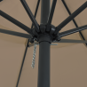 Parasol de Jardim 395 x 245 cm Taupe 4