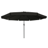 Parasol ø395 x 245 cm Preto 3