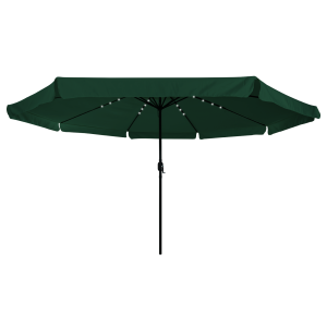 Guarda-Sol com Luzes LED 395 cm x 245 cm Verde H