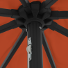 Sombrilla de Jardín  con Luces LED ø395x245 cm Terracota 5