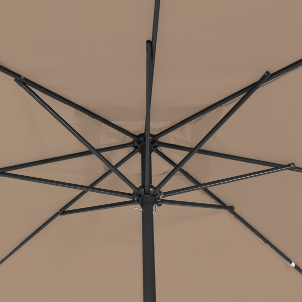 Guarda-sol Quadrado 295 x 245 cm Taupe M 4