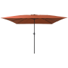 Parasol de Jardín Cuadrado  295x245 cm Terracota 1