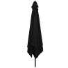 Guarda-Sol Quadrado 295 x 245 cm Preto da 3