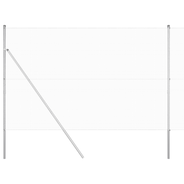 Cerca de Fio Soldado 1.6x10 m Aço Galvanizado M 3