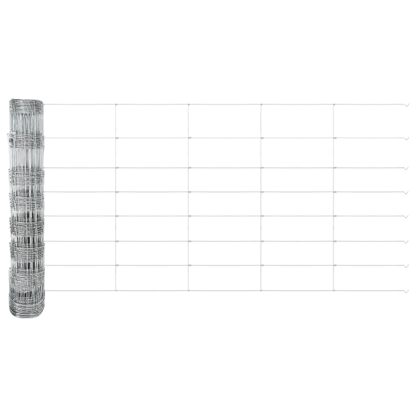 Cerca de Campo 0.8x25 m Aço Galvanizado M 4