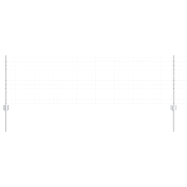 Postes de cerca  11 pcs canal U 80 cm acero galvanizado M 3