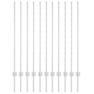 Postes pra cerca - 22 pcs em canal U. 120 cm. aço galvanizado H