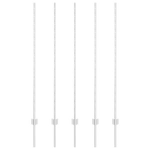 Postes de Cerca - 10 pcs - Canal U - 140 cm - Aço Galvanizado H