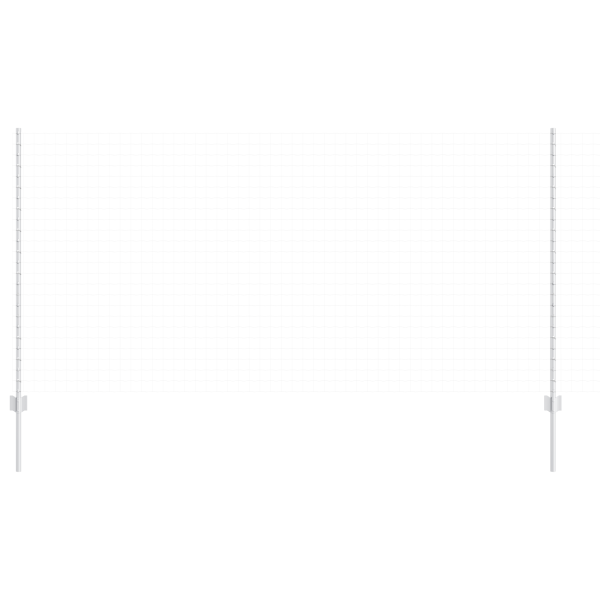 Postes de Cercado  22 pcs Canal U 140 cm Acero Galvanizado M 3