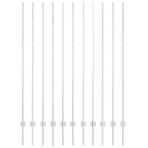 Poste de Cerca 22 pcs U-Channel 150 cm Acero Galvanizado H