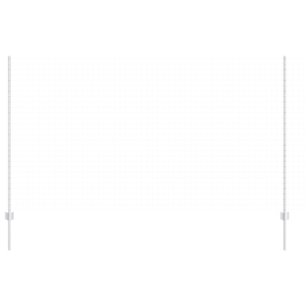 Postes de Cerca 22 pcs Canal U 160 cm em Aço Galvanizado M 3