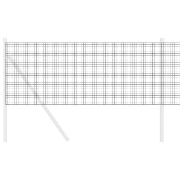 Cerca de Alambre Soldado Gris 0.6x50 m Acero M 3