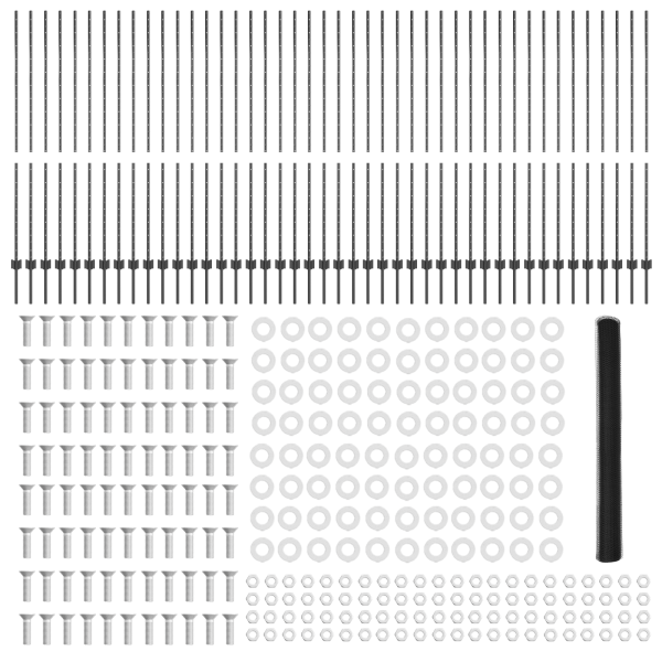 Postes de Cerca  22 pcs U-Channel Cinza 160 cm Aço M 5