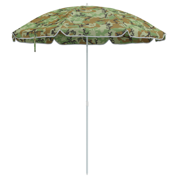 Parasol de Praia  com Pilar de Alumínio Camuflagem 300 cm M 2