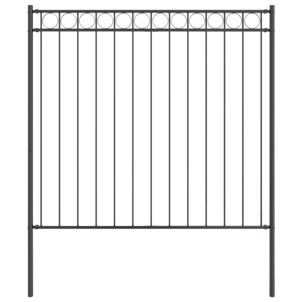 Cerca de jardín  Gris 1.7x1.5 m Acero M 2