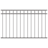 Painel de Cerca em Aço Cinza 1.7x0.8 m 2