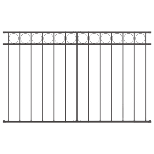 Panel de Cercado  Gris 1.7x1 m de Acero H