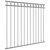 Panel de cerca  Gris 1.7x1.2 m Acero 4