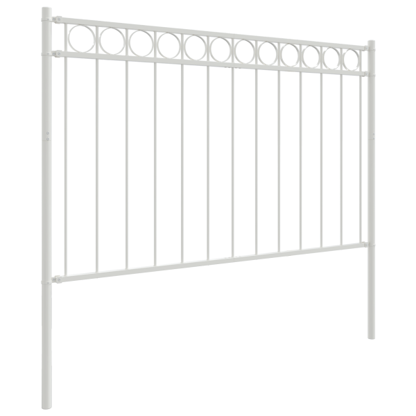 Cerca de Jardim  Branca 1.7x1 m em Aço M 3