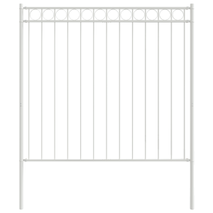 Cerca de Jardín Blanca de  1.7x1.2 m de Acero H