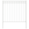 Cerca de Jardim  Branca 1.7x1.2 m em Aço 2