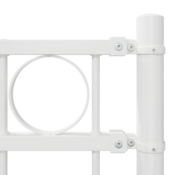 Cerca de Jardim  Branca 1.7x1.5 m em Aço M 5