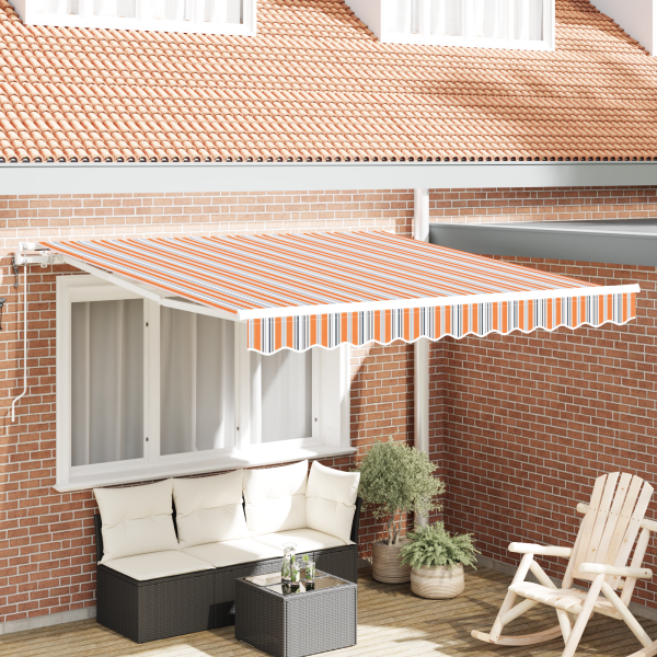 Toldo Retráctil Multicolor 300 x 250 cm Tela D