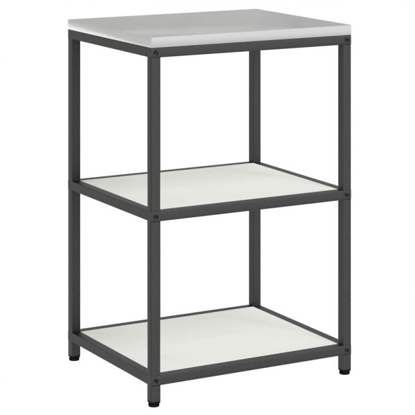 Conjunto de Armazenamento de Cozinha 2 pcs Branco M 5