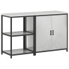 Juego de Almacenamiento de Cocina 2 pcs Plata 150 x 50 x 92 cm 2