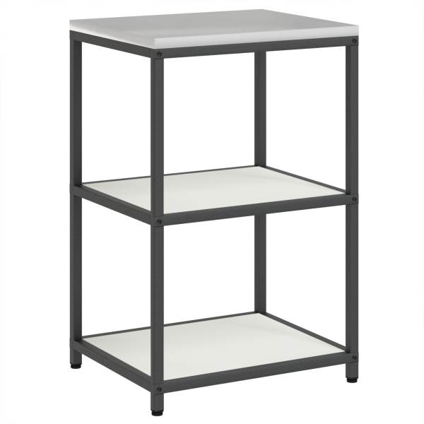 Conjunto de Armazenamento de Cozinha 2 pcs Branco M 5