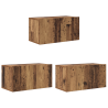 Mueble de TV 8 pcs Madera envejecida 60 x 30 x 30.5 cm 5