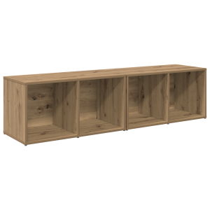 Conjunto de mueble de TV 2 pcs Roble artesanal 37 x 35 x 107 cm H