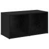 Conjunto de mueble de TV 4 pcs Roble negro 72 x 35 x 36.5 cm 5