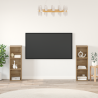 Conjunto de mueble de TV 2 pcs Roble artesanal 107 x 35 x 37 cm 1