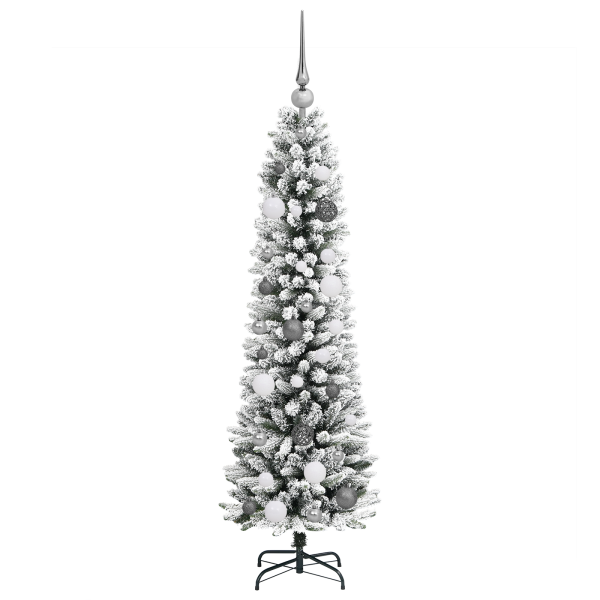 Árbol de Navidad Blanco 150 cm PVC M 5