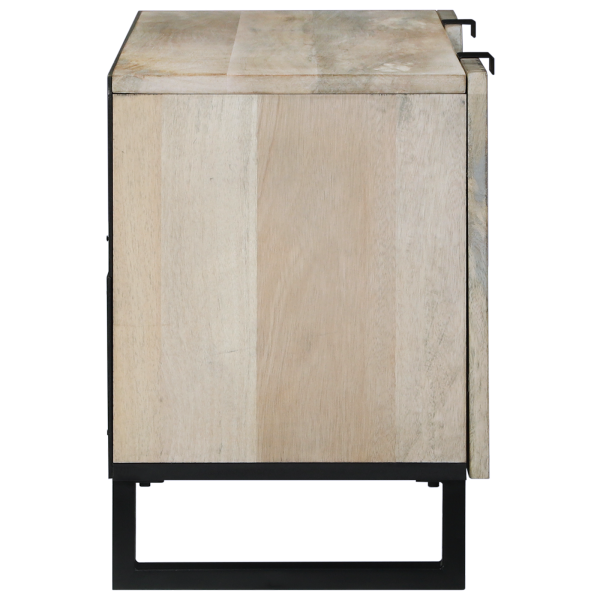 Centros de Entretenimiento y Soportes de TV Blanco y Negro M 4