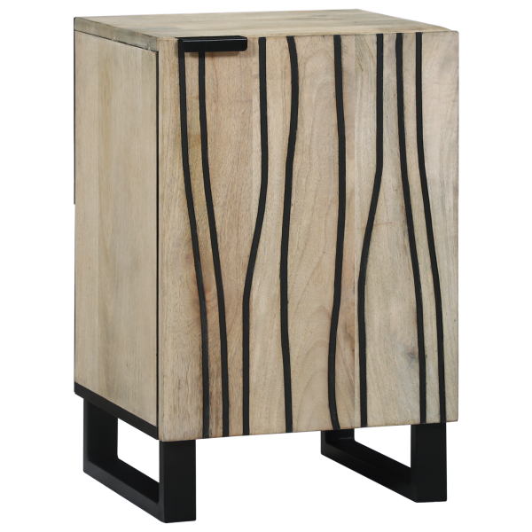 Gabinete de Baño con estante Marrón. Negro 38 x 33.5 x 58 cm D