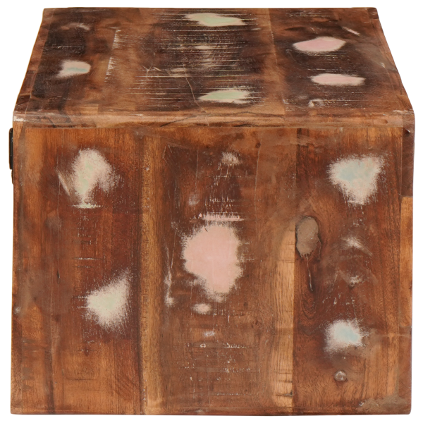 Mesas de cabeceira Madeira de demolição sólida M 5