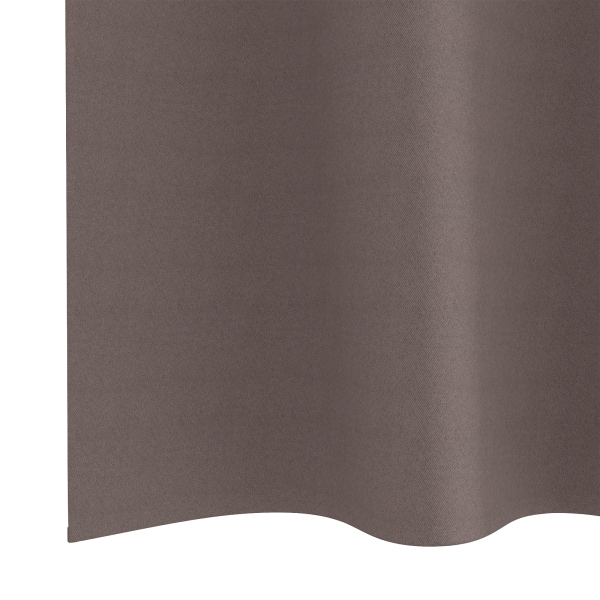 Cortinas 2 pcs Marrón oscuro 175 x 140 cm Poliéster M 5