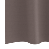 Cortinas 2 pcs Castanho escuro 260 x 140 cm Poliéster 5