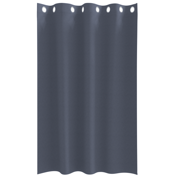 Cortinas con cortinas 2 pcs Antracita 175 x 140 cm Poliéster M 3