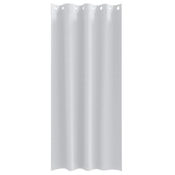 Cortinas con cortinas 2 pcs Gris pálido 245 x 140 cm Poliéster M 3