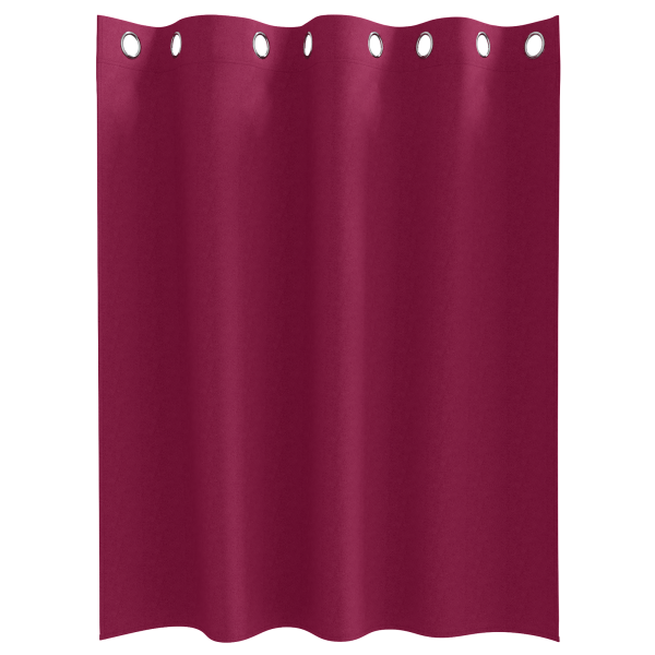 Cortinas 2 pcs Vinho Vermelho 140 x 140 cm Poliéster M 3