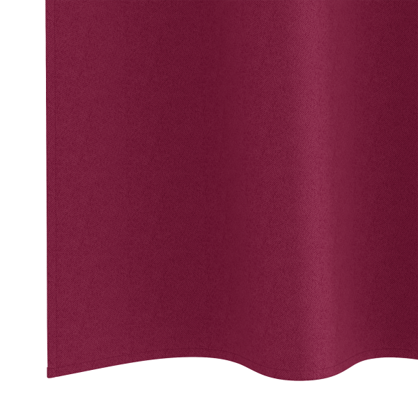 Cortinas con cortinas 2 pcs Rojo vino 175 x 140 cm Poliéster M 5