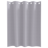 Cortinas 2 pcs Gris metálico 140 x 140 cm Poliéster 3