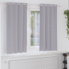Cortinas 2 pcs Cinza Metálico 175 x 140 cm Poliéster 1