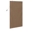 Persiana de Janela com cortinas Manual Castanho 100 x 160 cm Bambu 5