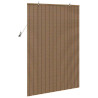 Persiana de Janela com cortinas Manual Castanho 120 x 160 cm Bambu 5